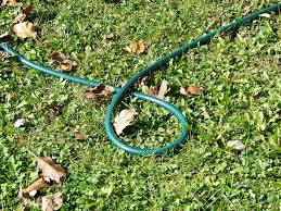 Secure irrigation tubing to prevent minor injuries and accidents.