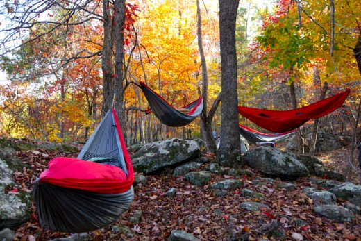 Hammocks are ideal for outdoor activities like camping, hiking and others.