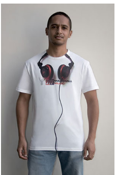 Carry your headphones anywhere with this headphone illusion.