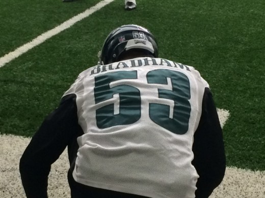Philadelphia Eagles LB Nigel Bradham was benched for the first half against Detroit