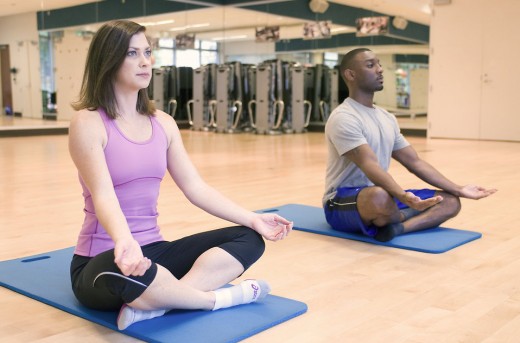 Yoga classes are proven to reduce risks of stress and depression.