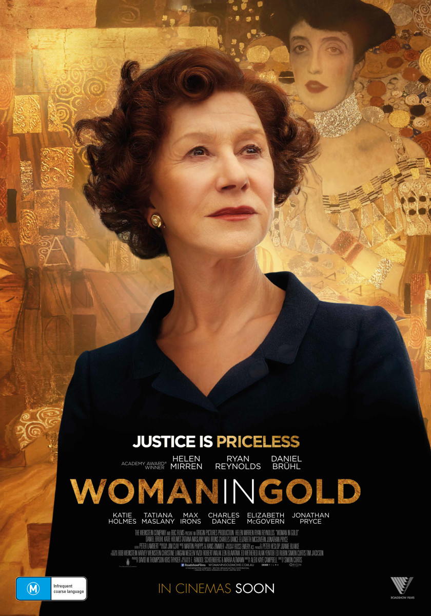 ",Woman in Gold", movie poster, 2015