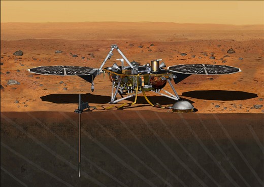 How InSight will look on Mars.