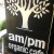 AM/PM Organic Cafe outside board AM/PM Organic Cafe outside board