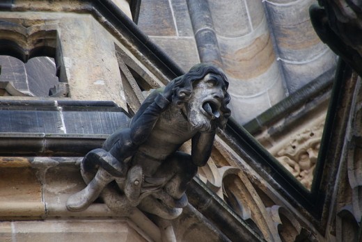 Gargoyle St. Vitus Cathedral Prague