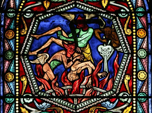 Church of the Good Shepherd,  Lyon, France - 1882 stained glass.