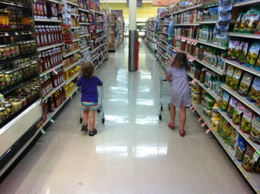 Kids can learn and have fun at the same time while shopping.