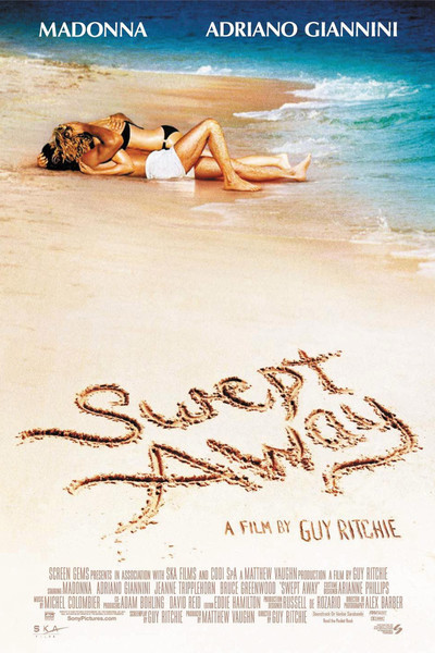 Poster for Swept Away (2002). Property of Screen Gems. 