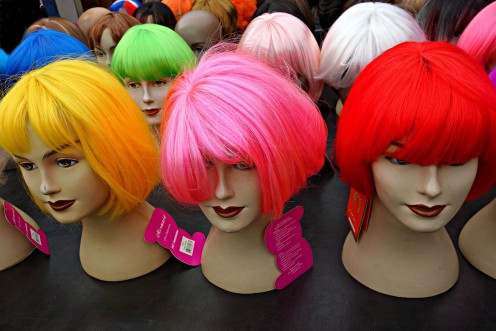 Any of these beautifully-colored wigs can be perfect for your Halloween witch costume