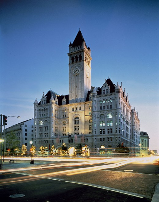 Trump's International hotel just blocks away from the White House literally looks like a castle. Was it built for Kings?
