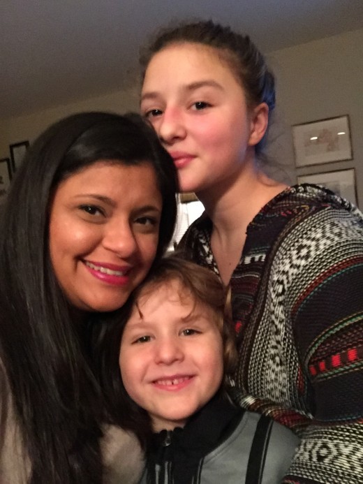 My beautiful niece and nephew.