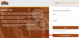 Equity Self Service Page