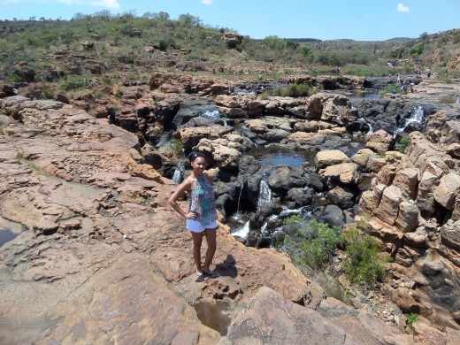 Cool time spent at Bourkes Luck Potholes.