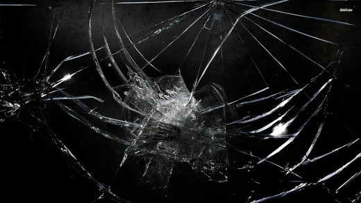 The ultimate goal for the depressed person: to crack and break the glass wall
