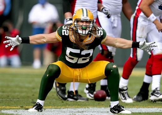 Green Bay Packers LB Clay Matthews