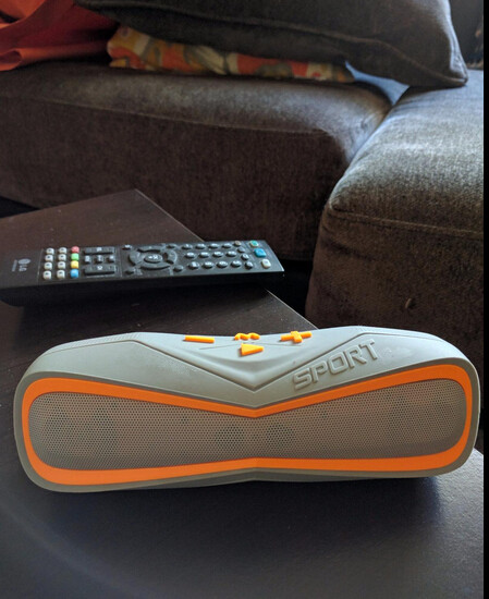 Leeron Portable Bluetooth Speaker on the desk