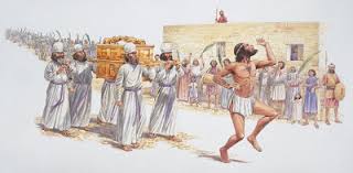 King David danced until his clothes fell off.