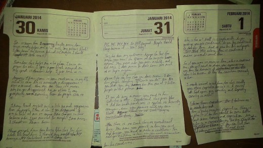 Forgive me for the horrendous handwriting! 