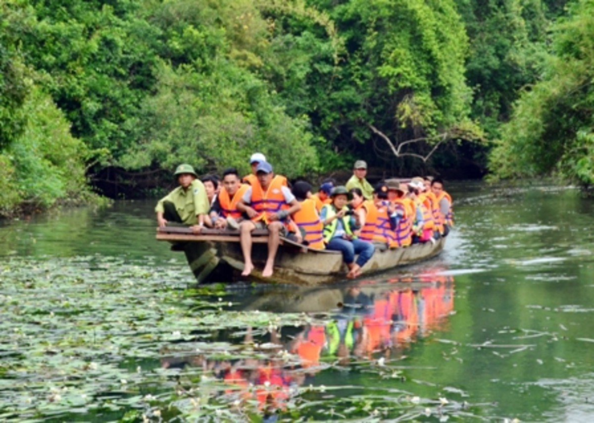 A boat tour through the natural reserves