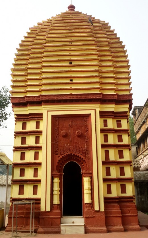 'Dol Mancha' : Nandadulal Jiu temple, Gurap