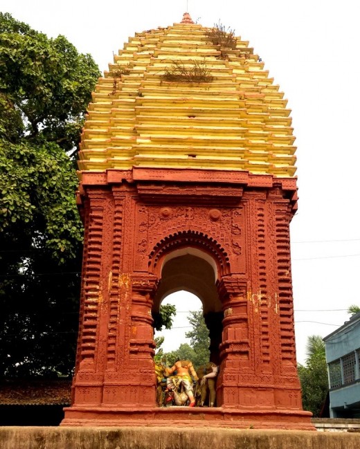 'Raas Mancha', Nandadulal Jiu temple, Gurap