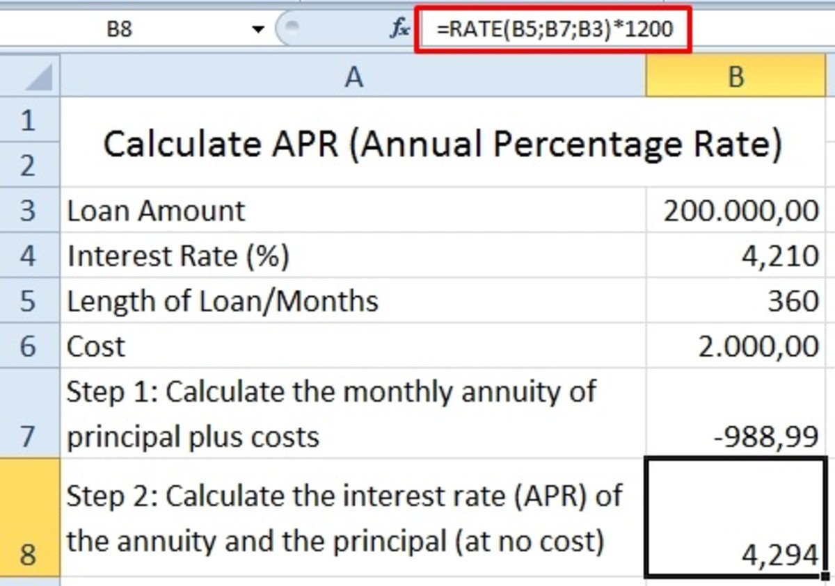 how to compute effective interest rate in excel