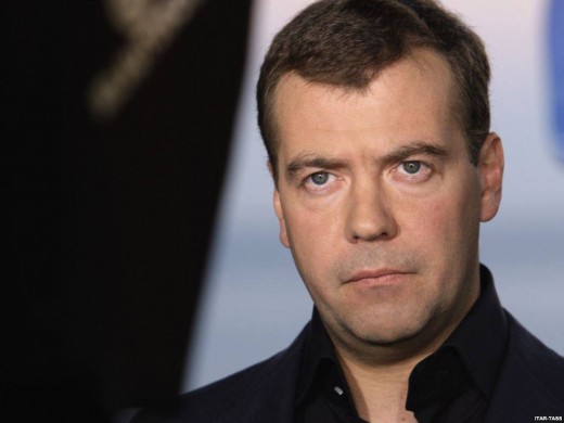 Russian Prime Minister Dimitri Medvedev