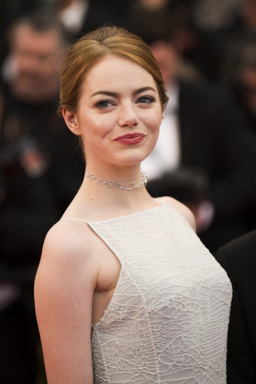Emma Stone, here in a simple Audrey-inspired frock, is a master of the simple, understated elegance ingenue style. 