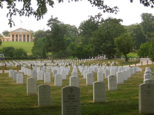 Arlington National Cemetery Too many stones across the nation mark the place where they sleep who gave their all.