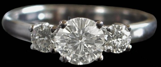 Round cut is typical for precious stones