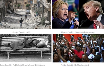 The world's problems divide us