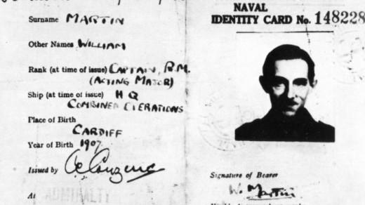 Fake ID of fake Royal Marine