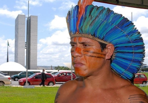 A modern Tupi chief.