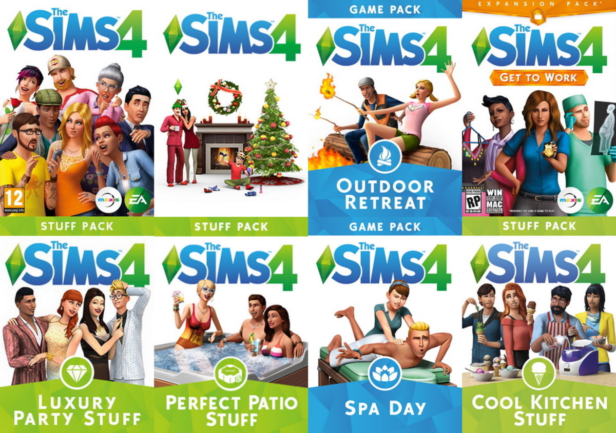 What are all The Sims 2 games? - Answers