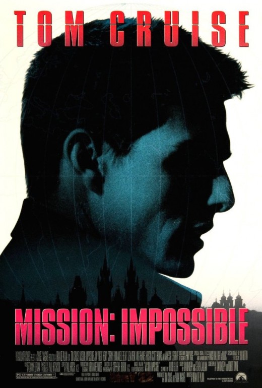 Mission: Impossible (1996); Directed by Brian De Palma; Screenplay by David Koepp and Robert Towne; Story by David Koepp and Steven Zaillian; Based on Mission: Impossible (tv series) by Bruce Geller; Produced by and Starring Tom Cruise. Mission: Impossible (1996); Directed by Brian De Palma; Screenplay by David Koepp and Robert Towne; Story by David Koepp and Steven Zaillian; Based on Mission: Impossible (tv series) by Bruce Geller; Produced by and Starring Tom Cruise.