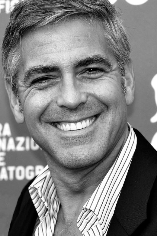 George Clooney - reader see if you can see any similarity between Khan and Clooney