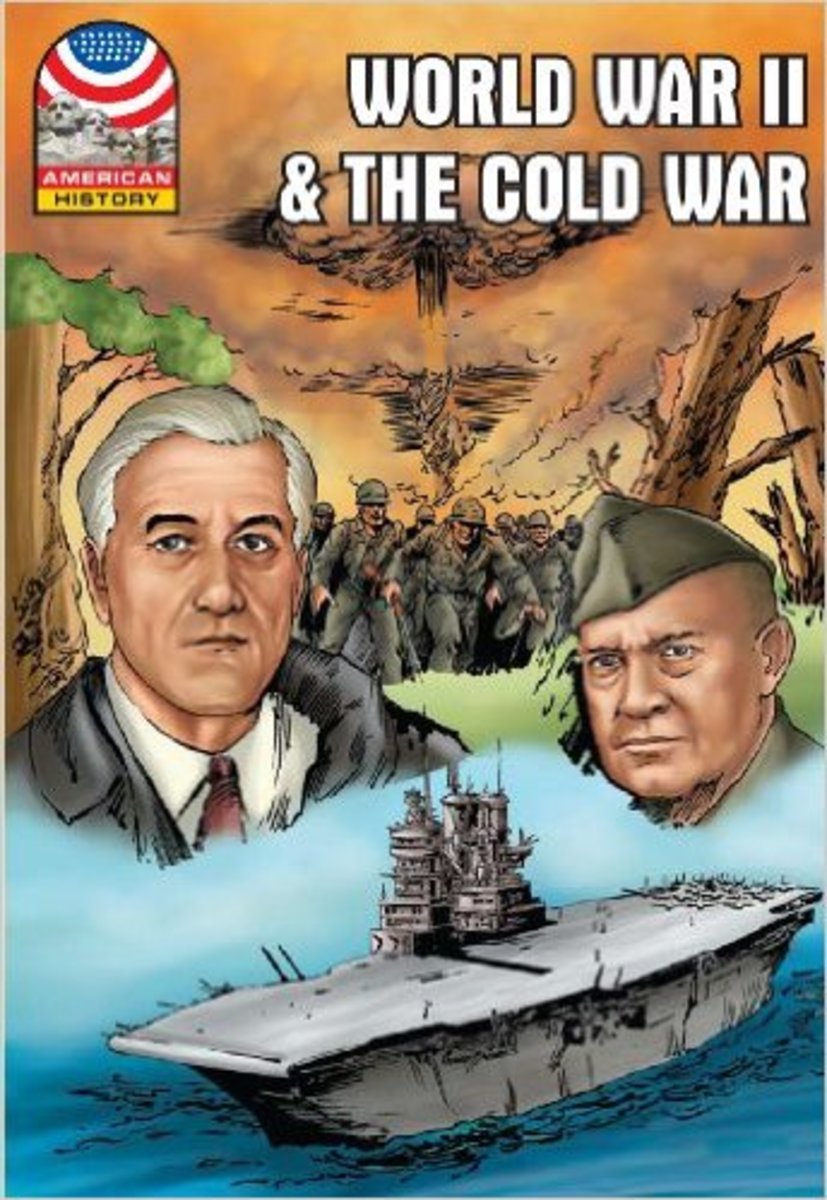 World War II & the Cold War: 1940-1960- Graphic U.S. History (Saddleback Graphic: U.S. History) by Saddleback Educational Publishing - Book images are from amazon.com.