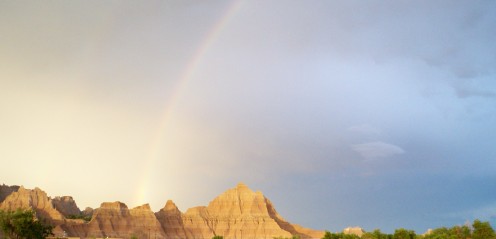 S. Dakota Bad Lands: A beautiful day to dream of what adventures may await us just over hill and in the valley beyond.