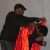 Larry Snow, puts a cape on Hashim Wilson, who did an amazing dance during one of the performances. Larry Snow, puts a cape on Hashim Wilson, who did an amazing dance during one of the performances.