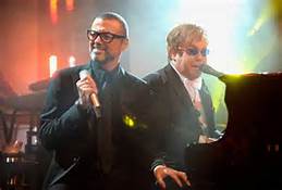 Elton with George Michael