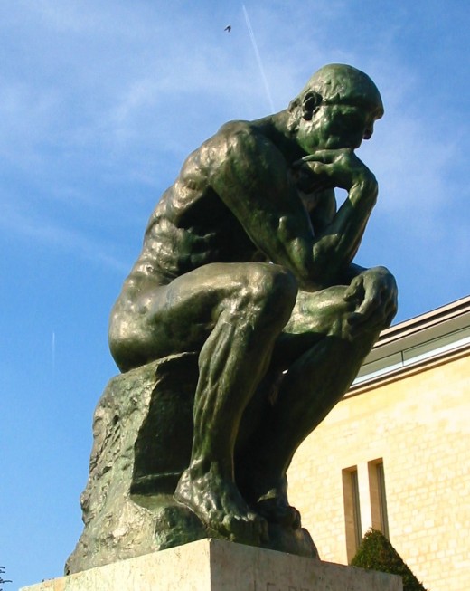 Rodin'a "The Thinker"