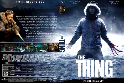 The Thing 2011. It's not human. Yet.