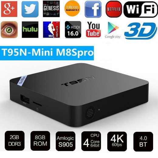 HONGYU T95N Mini M8S Pro Android TV BOX 