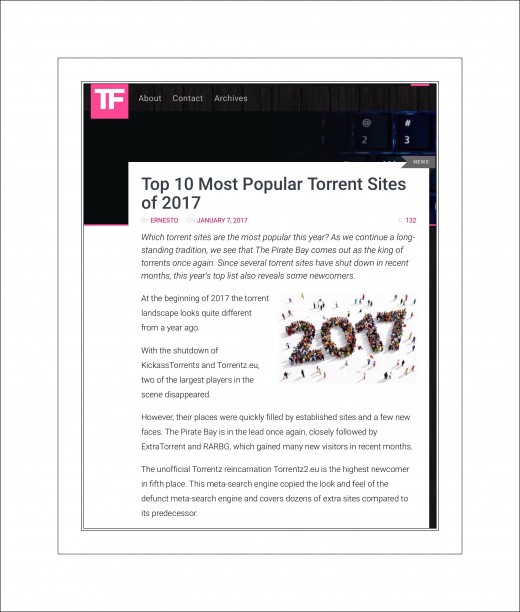 Freak Torrent websites list if the best torrent sites in 2017
