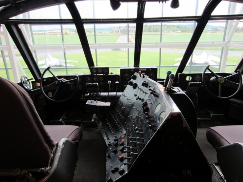 Cockpit of Spruce Goose