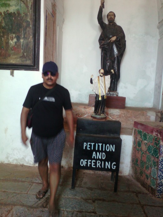 Me at St. Francis Xavier's church