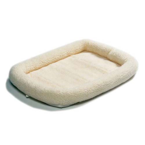 Cushy bed to keep inside the crate