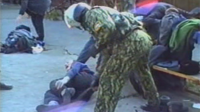 Evidence of violent treatment