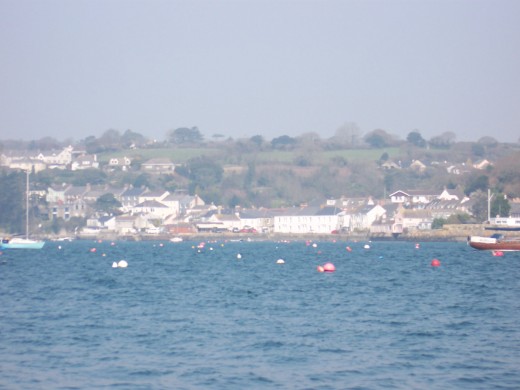 View of Flushing from the Falmouth to Flushing ferry on 20th July 2009.  