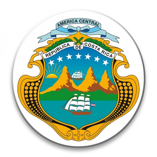 Costa Rica Coat of Arms